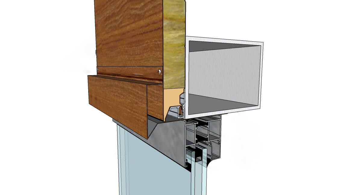 Overlap joint of wallboard roof