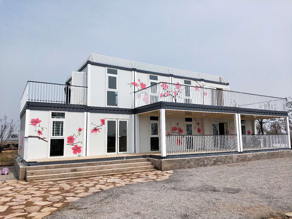 Com Post System Modular Peach Blossom Post Station - Sandwich Panel, Steel Structure, Modular ...