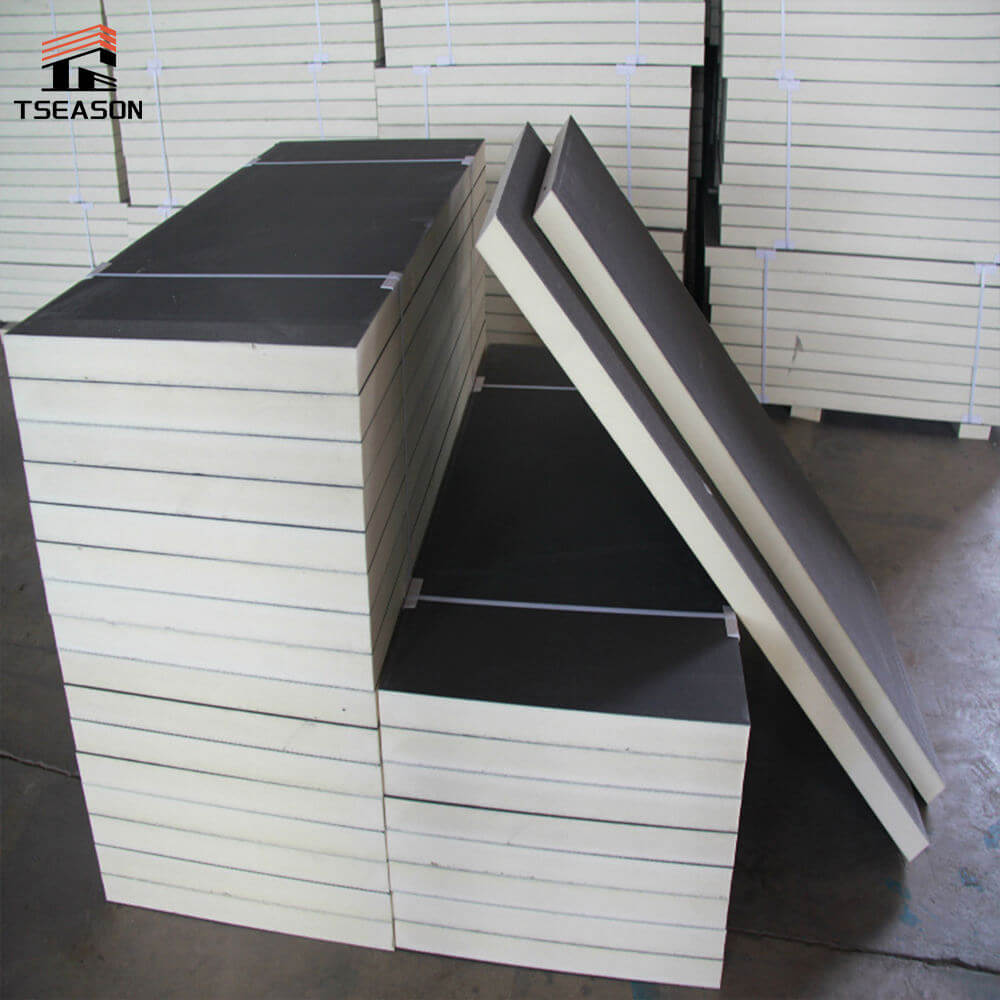 Tseason PIR insulation Board Sandwich Panel, Steel Structure, Modular