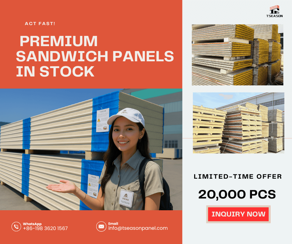 Premium Sandwich Panels In Stock Now