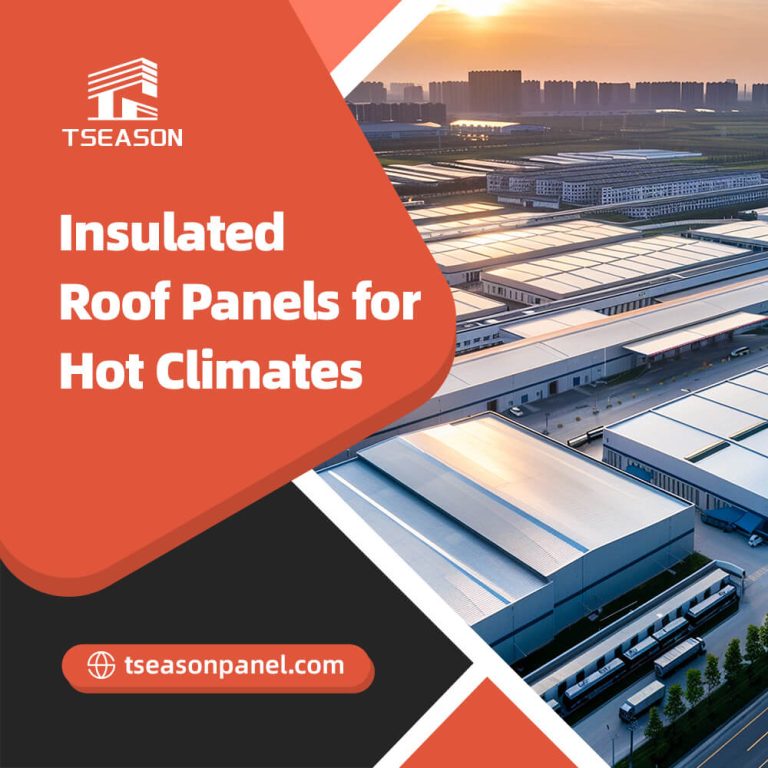 Insulated Roof Panels for Hot Climates