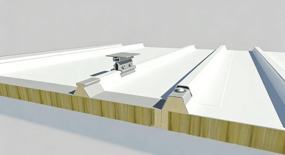 TPO Sandwich Panel Roof Clamps