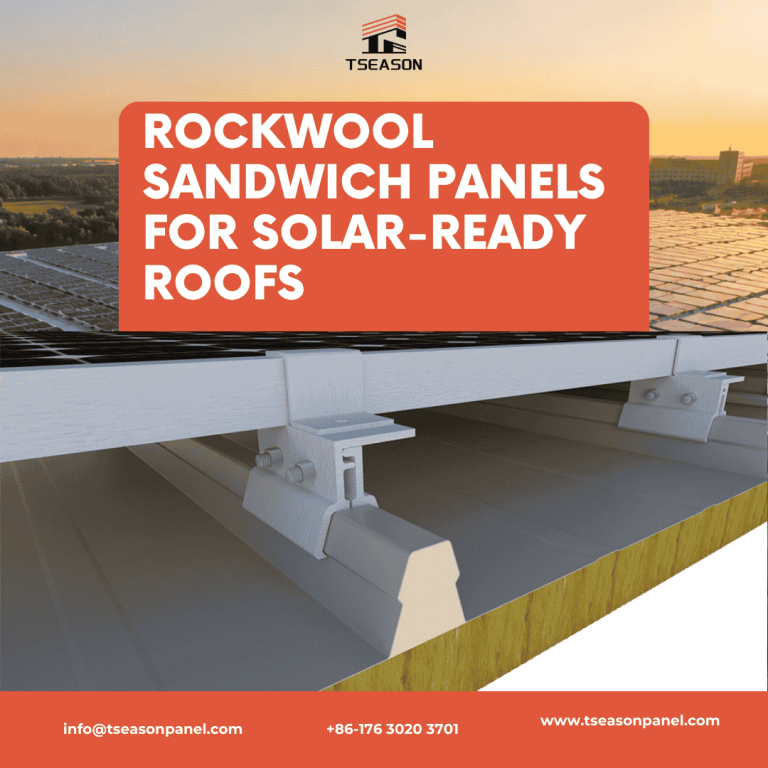 Rockwool Sandwich Panels for Solar-Ready Roofs