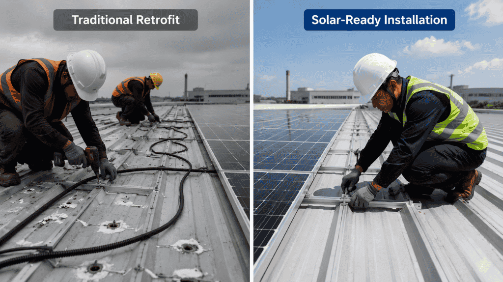 solar ready panel Installation