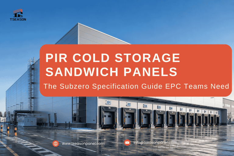 PIR Cold Storage Sandwich Panels: The Subzero Specification Guide EPC Teams Need