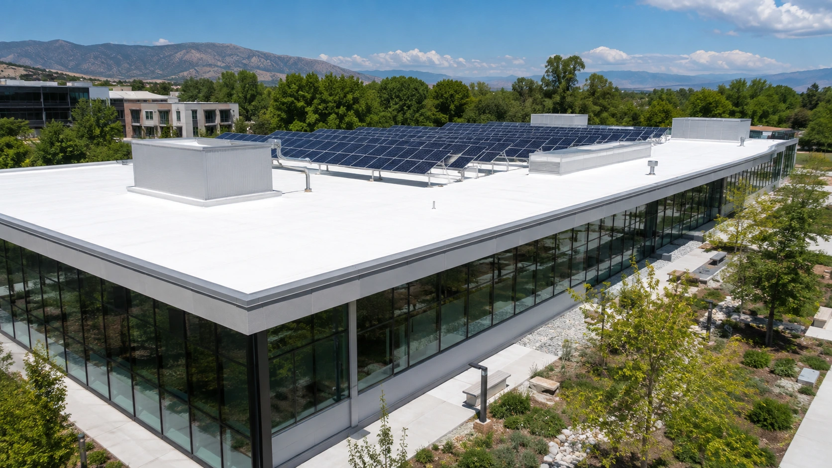 Green roofs and energy-saving buildings