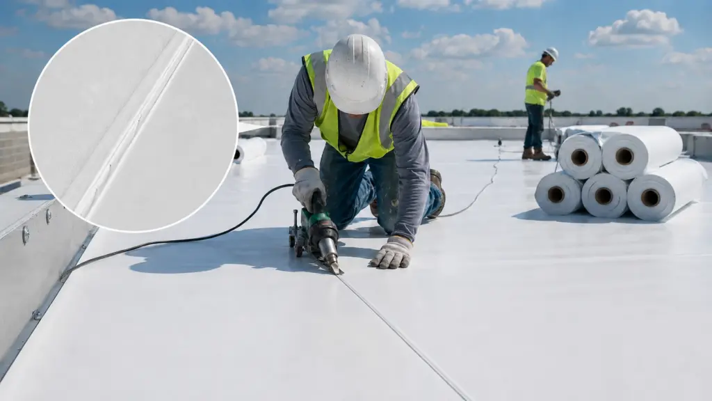 TPO membranes welding performance