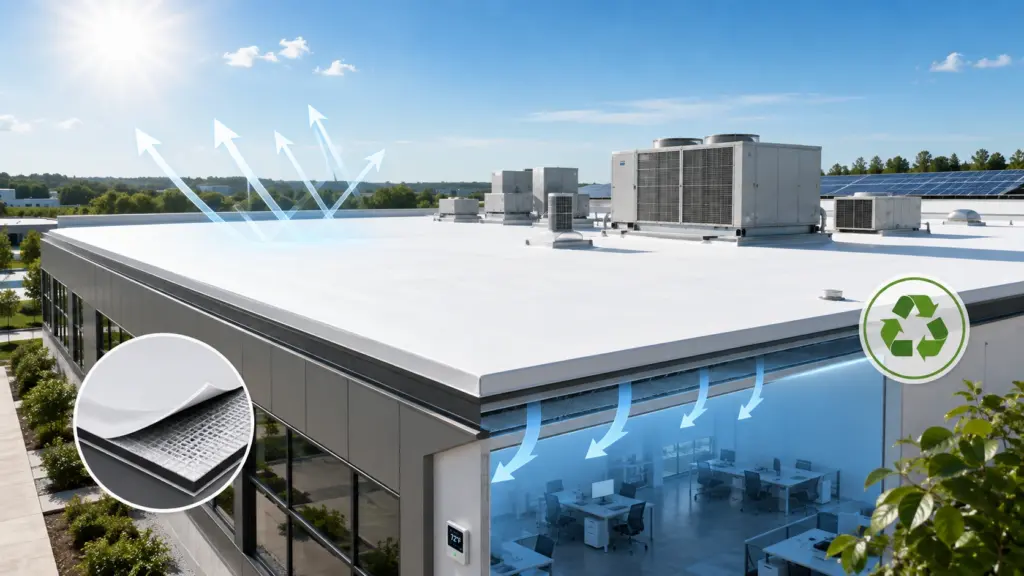 TPO waterproof membrane Energy Efficiency and Environmental Performance