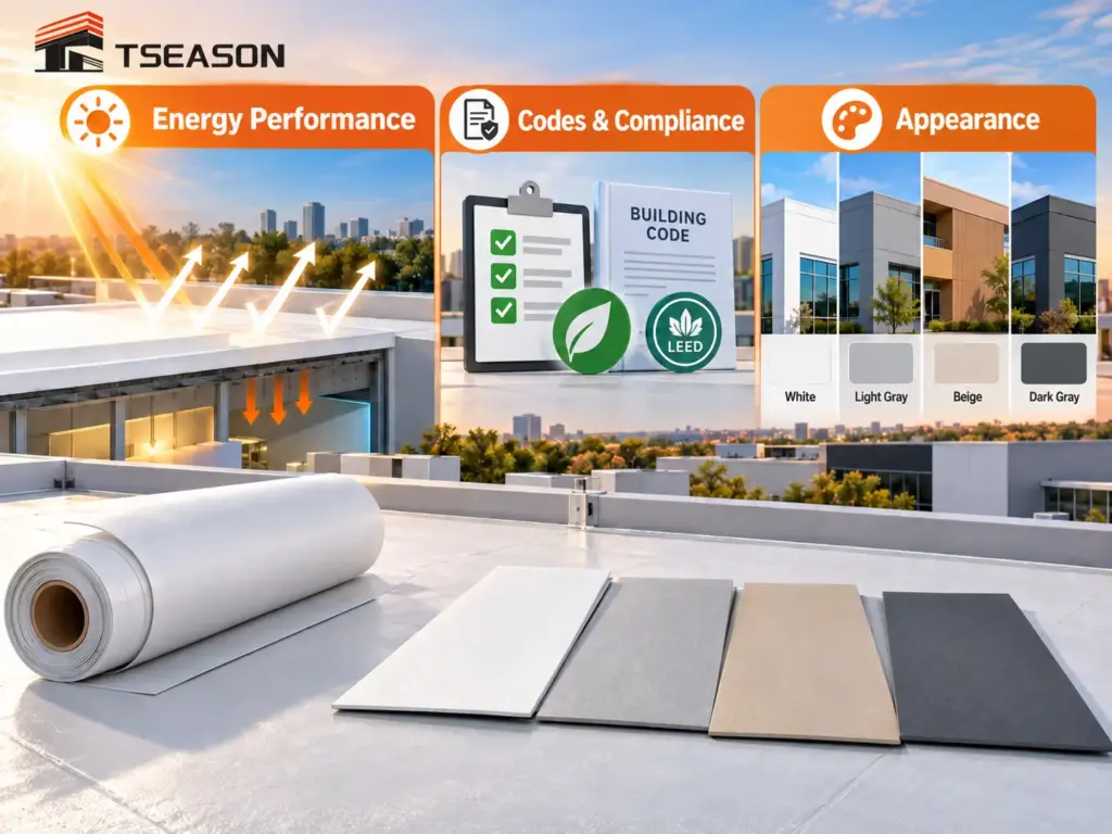 TPO Roofing Color Matters: Energy, Codes, and Aesthetics