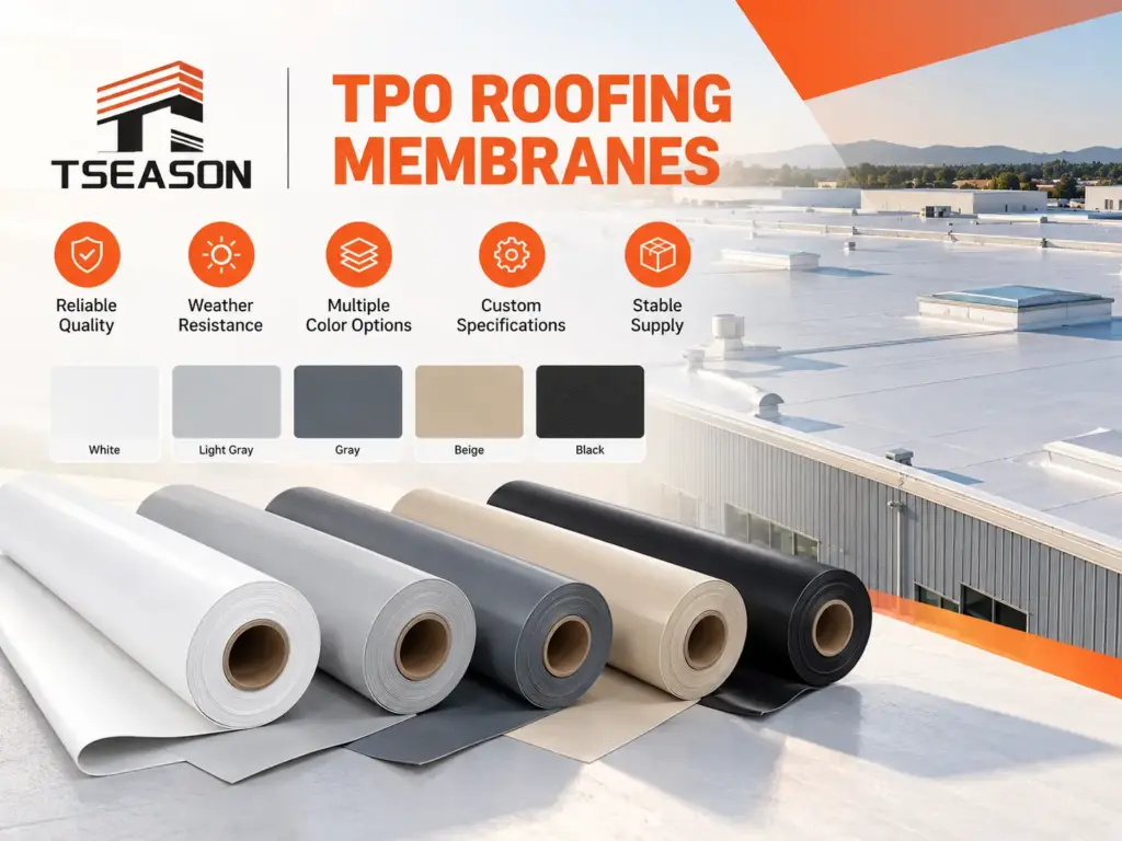 Why Choose Tseason for TPO Roofing Membranes?