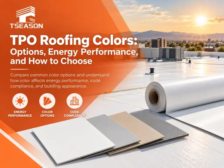 TPO Roofing Colors How to choose