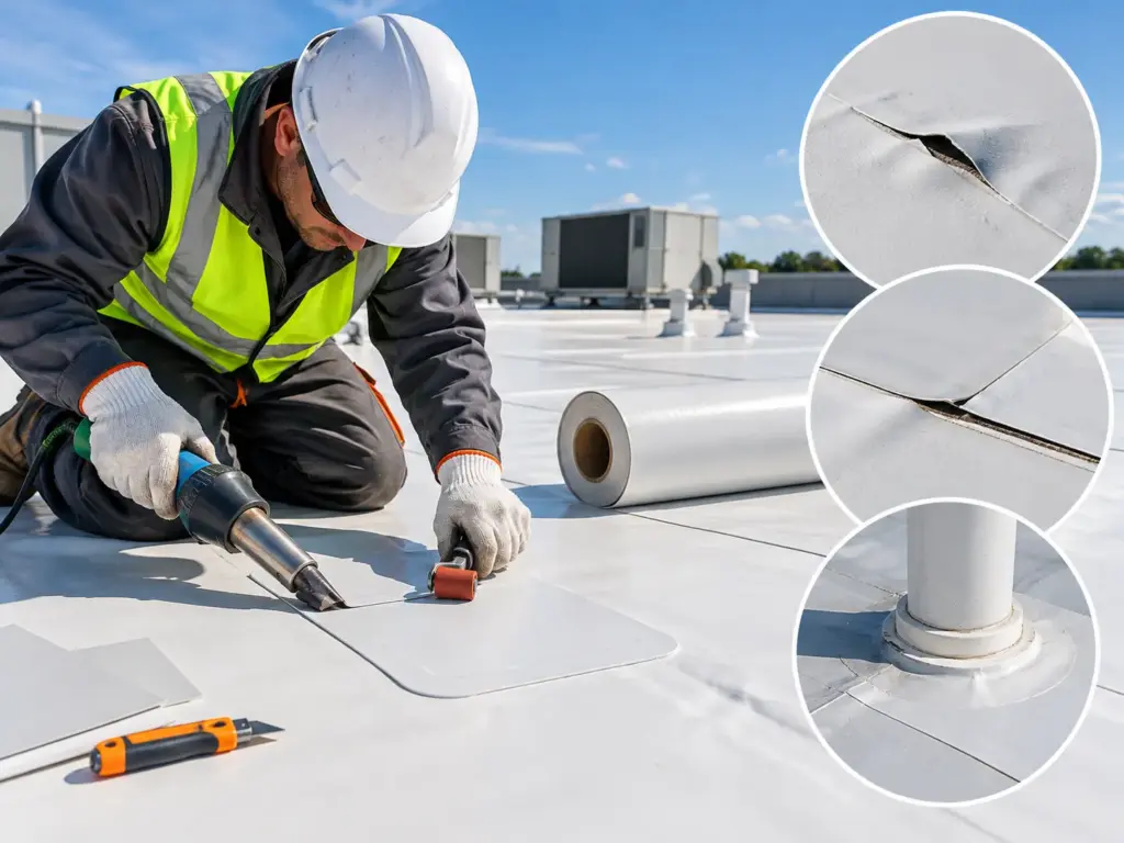 TPO Roofs Need Repairs Over Time